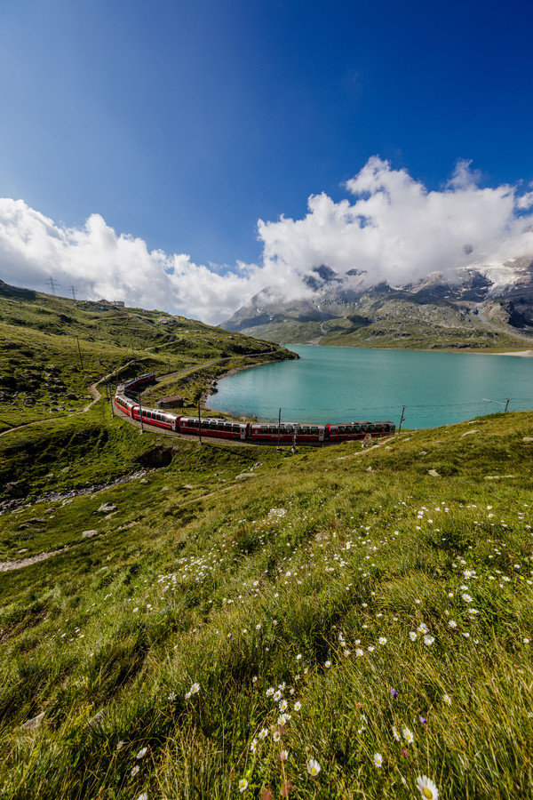 Berninapass, Oberengadin, Graubünden, Schweiz, Switzerland