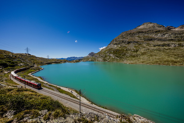 Berninapass, Oberengadin, Graubünden, Schweiz, Switzerland