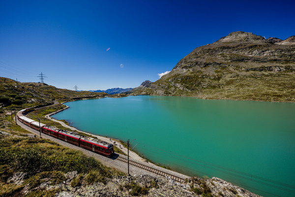 Berninapass, Oberengadin, Graubünden, Schweiz, Switzerland