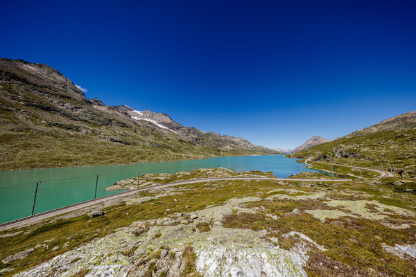 Berninapass, Oberengadin, Graubünden, Schweiz, Switzerland