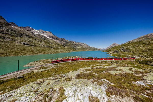 Berninapass, Oberengadin, Graubünden, Schweiz, Switzerland