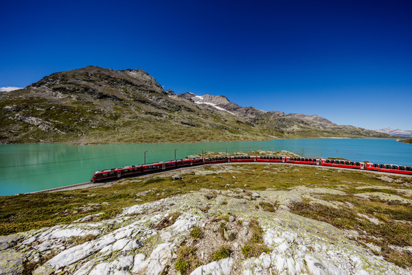 Berninapass, Oberengadin, Graubünden, Schweiz, Switzerland