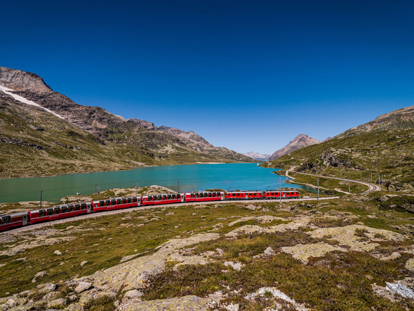 Berninapass, Oberengadin, Graubünden, Schweiz, Switzerland