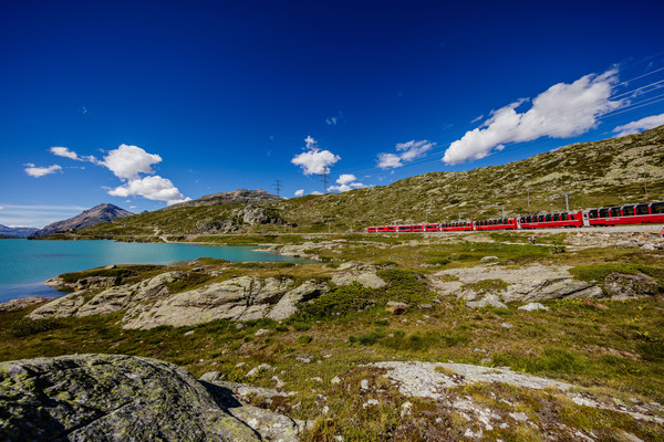 Berninapass, Oberengadin, Graubünden, Schweiz, Switzerland