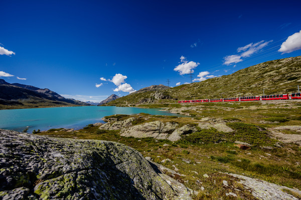 Berninapass, Oberengadin, Graubünden, Schweiz, Switzerland