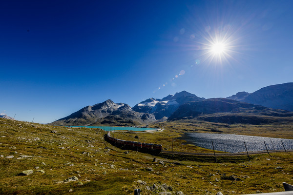 Berninapass, Oberengadin, Graubünden, Schweiz, Switzerland