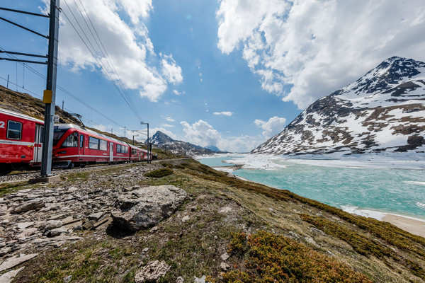 Berninapass, Oberengadin, Graubünden, Schweiz, Switzerland