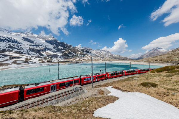 Berninapass, Oberengadin, Graubünden, Schweiz, Switzerland