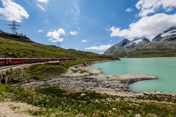 Berninapass, Oberengadin, Graubünden, Schweiz, Switzerland