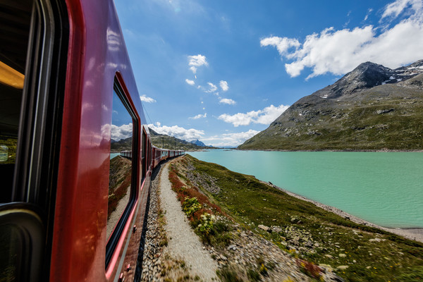 Berninapass, Oberengadin, Graubünden, Schweiz, Switzerland