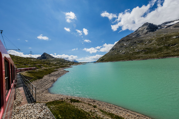 Berninapass, Oberengadin, Graubünden, Schweiz, Switzerland