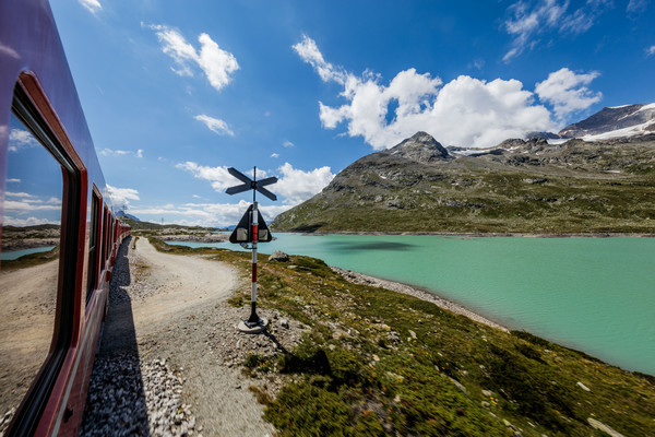 Berninapass, Oberengadin, Graubünden, Schweiz, Switzerland