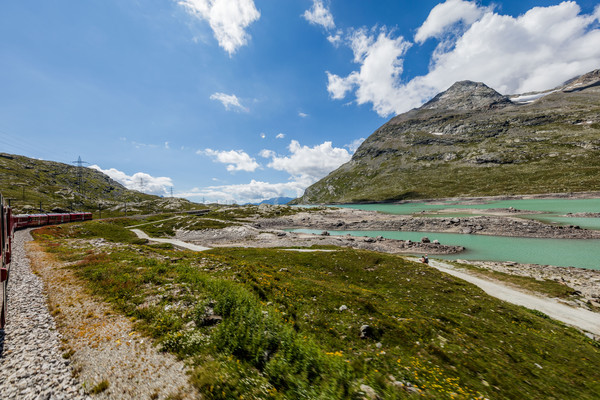 Berninapass, Oberengadin, Graubünden, Schweiz, Switzerland