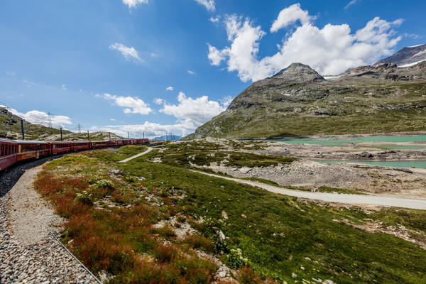 Berninapass, Oberengadin, Graubünden, Schweiz, Switzerland