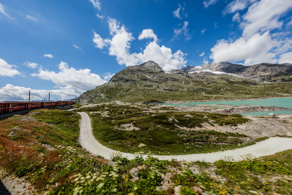 Berninapass, Oberengadin, Graubünden, Schweiz, Switzerland