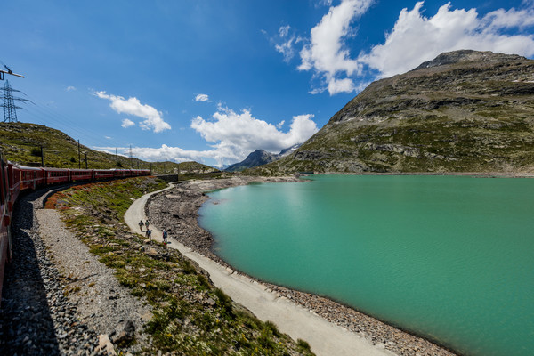 Berninapass, Oberengadin, Graubünden, Schweiz, Switzerland