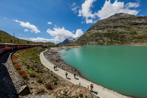 Berninapass, Oberengadin, Graubünden, Schweiz, Switzerland