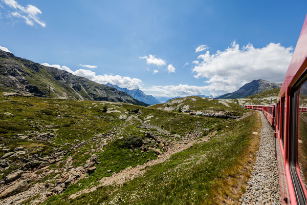 Berninapass, Oberengadin, Graubünden, Schweiz, Switzerland