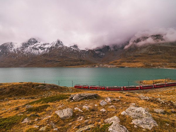 Berninapass, Oberengadin, Graubünden, Schweiz, Switzerland