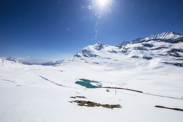 Berninapass, Oberengadin, Graubünden, Schweiz, Switzerland