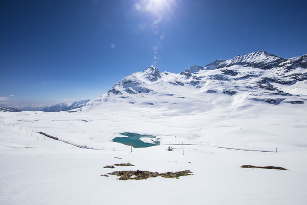 Berninapass, Oberengadin, Graubünden, Schweiz, Switzerland