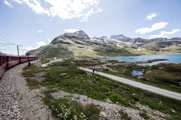 Berninapass, Oberengadin, Graubünden, Schweiz, Switzerland