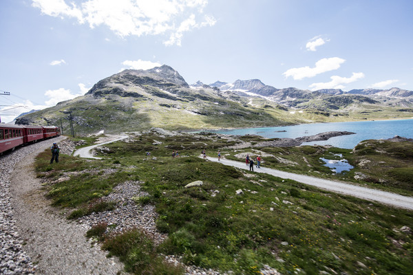 Berninapass, Oberengadin, Graubünden, Schweiz, Switzerland