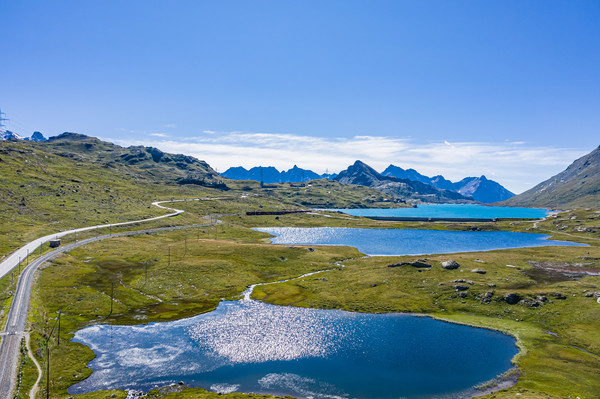 Berninapass, Oberengadin, Graubünden, Schweiz, Switzerland