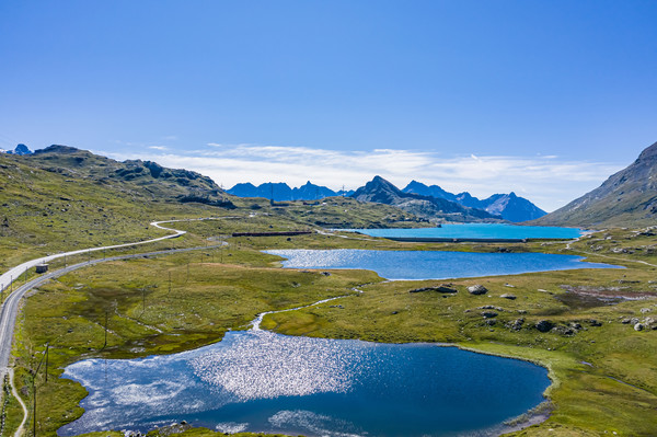 Berninapass, Oberengadin, Graubünden, Schweiz, Switzerland