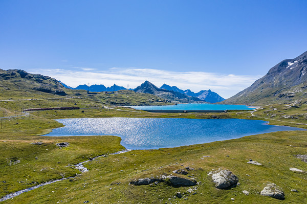 Berninapass, Oberengadin, Graubünden, Schweiz, Switzerland