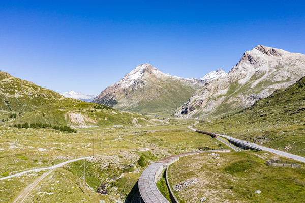 Berninapass, Oberengadin, Graubünden, Schweiz, Switzerland