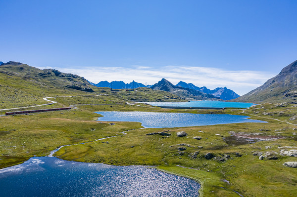 Berninapass, Oberengadin, Graubünden, Schweiz, Switzerland