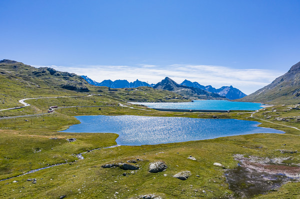 Berninapass, Oberengadin, Graubünden, Schweiz, Switzerland