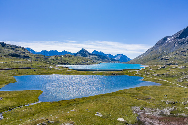 Berninapass, Oberengadin, Graubünden, Schweiz, Switzerland