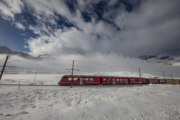 Berninapass, Oberengadin, Graubünden, Schweiz, Switzerland