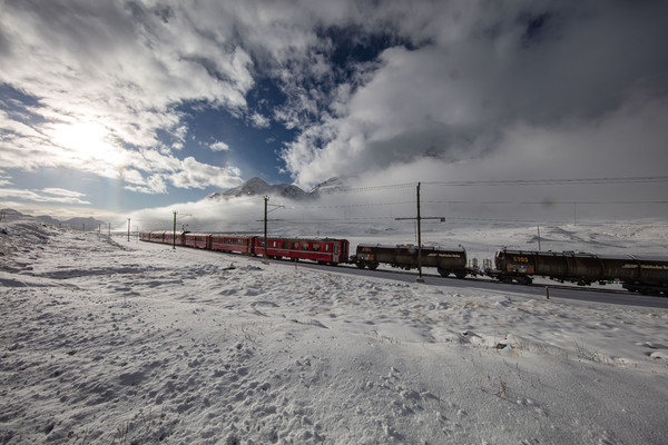 Berninapass, Oberengadin, Graubünden, Schweiz, Switzerland