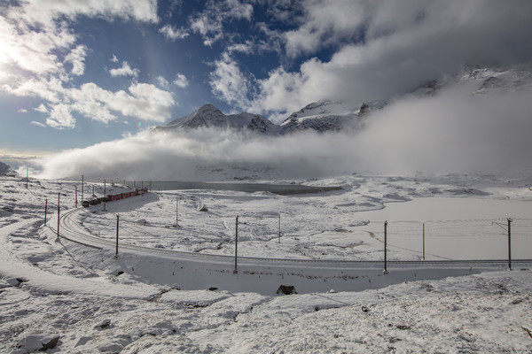 Berninapass, Oberengadin, Graubünden, Schweiz, Switzerland