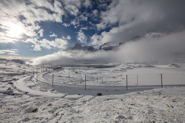 Berninapass, Oberengadin, Graubünden, Schweiz, Switzerland