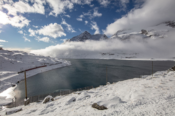 Berninapass, Oberengadin, Graubünden, Schweiz, Switzerland