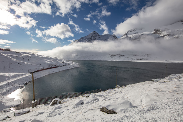 Berninapass, Oberengadin, Graubünden, Schweiz, Switzerland