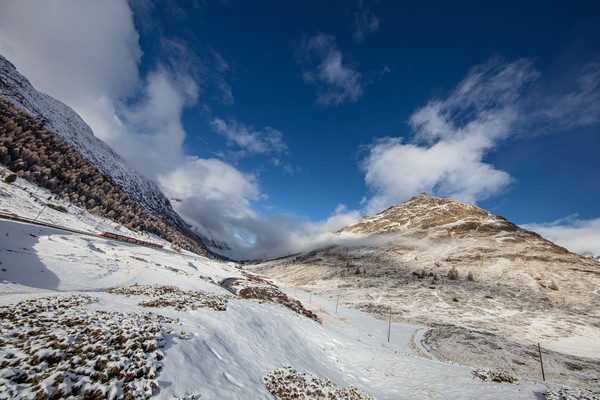 Berninapass, Oberengadin, Graubünden, Schweiz, Switzerland