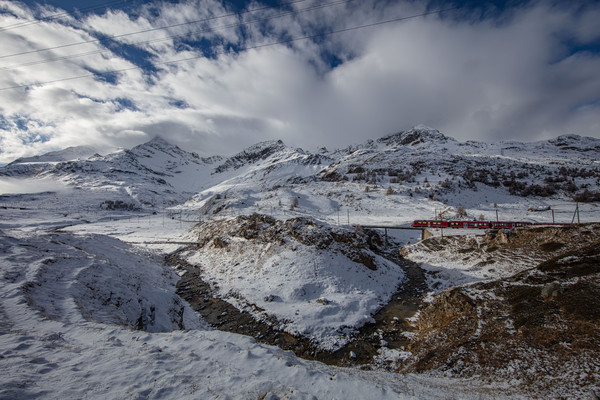 Berninapass, Oberengadin, Graubünden, Schweiz, Switzerland