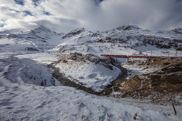 Berninapass, Oberengadin, Graubünden, Schweiz, Switzerland