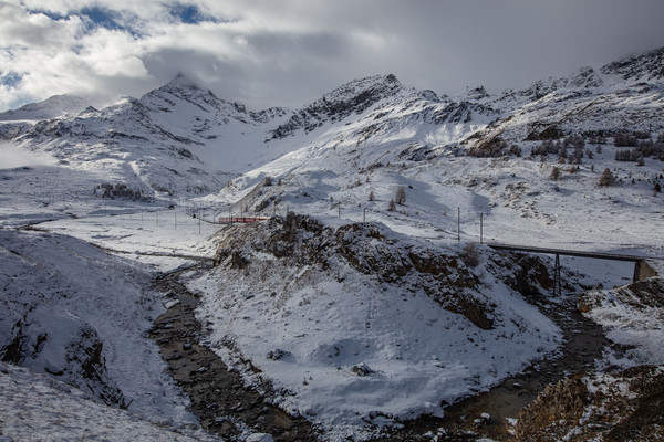 Berninapass, Oberengadin, Graubünden, Schweiz, Switzerland