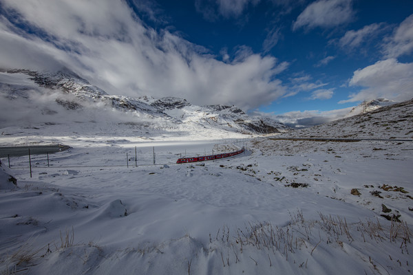 Berninapass, Oberengadin, Graubünden, Schweiz, Switzerland