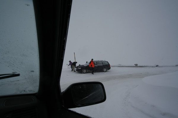 Wintereinbruch am Julier