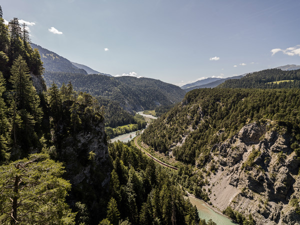 Rheinschlucht in Graubünden