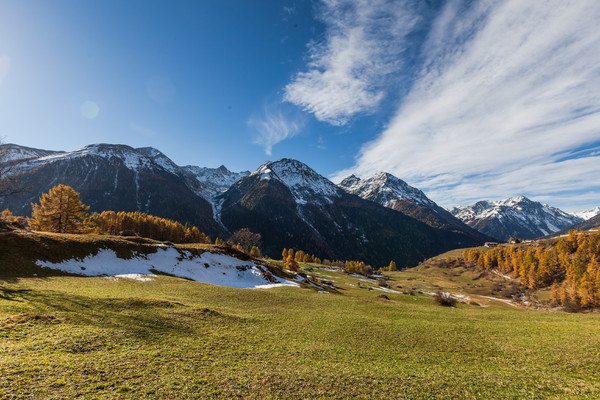 Bos-cha, Unterengadin, Graubünden, Schweiz