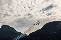 Foto: Flugshow, Patrouille Suisse, Brunnen, Schwyz, Schweiz