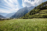 Foto: Brusio, Puschlav, Graubünden, Schweiz